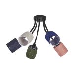 Ledvance Decor Felt Weaving Cans Soffitto Multicolore | Adatto per 5X E14