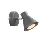 Nordlux Eik Luce Da Parete Metallo Grigio | Adatto per 1x GU10