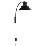 Nordlux Dial Luce Da Parete Metallo Nero | Adatto per 1x E27