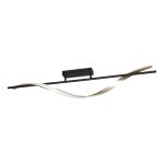 Eglo Luce da soffitto Conaprato Acciaio Brushed Ottone, Nero 20W 2500lm - 827-840-865 CCT | Dimmerabile