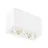 SLV Triledo Doppio Luce da soffitto Aluminium Bianca 14W 1300lm 38D - 830 Luce Calda - 