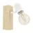 Eglo Luce Da Parete Townshend 3 Legna Acciaio Bianca | IP20 - Adatto per 1x E27