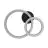 Eglo Luce da soffitto Calliera Acciaio Nero Oro 12W 1500lm - 840 Bianco Freddo | IP20 - Dimmerabile 