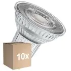 Confezione Multipack 10x Ledvance Faretti LED GU10 PAR16 2.4W 230lm 36D - 930 Luce Calda -  | Miglior Resa Cromatica - Dimmerabile - Sostitutiva 35W