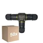 Confezione Multipack 50x Noxion Stagna Quick T Connettore  - 3 pole